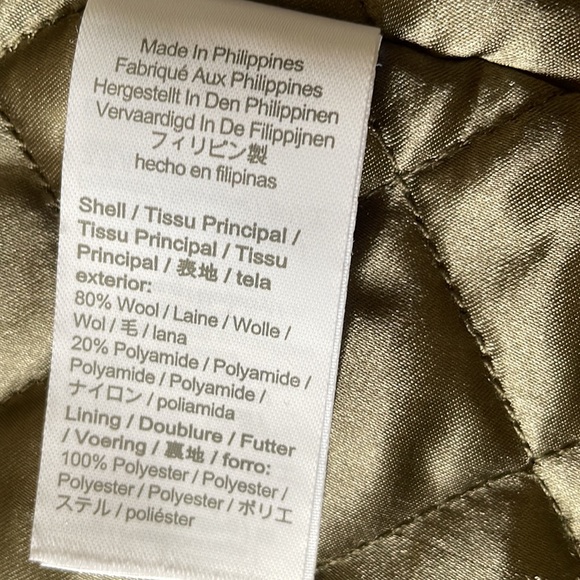 J Crew Summit Parka in Italian stadium-cloth wool NWT - Picture 10 of 15